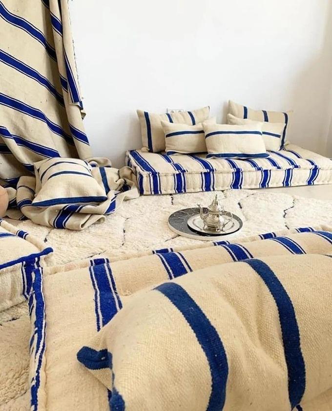 Assiettes en Céramique Peintes à la Main (Lot de 4)